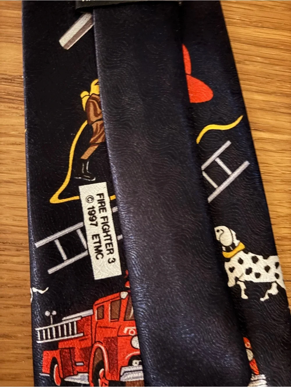 A Rogers vintage firefighter novelty necktie